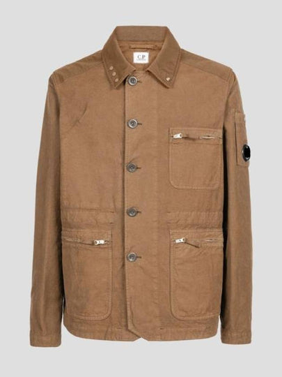 My's B Chore Jacket Light Brown - CP COMPANY - BALAAN 2