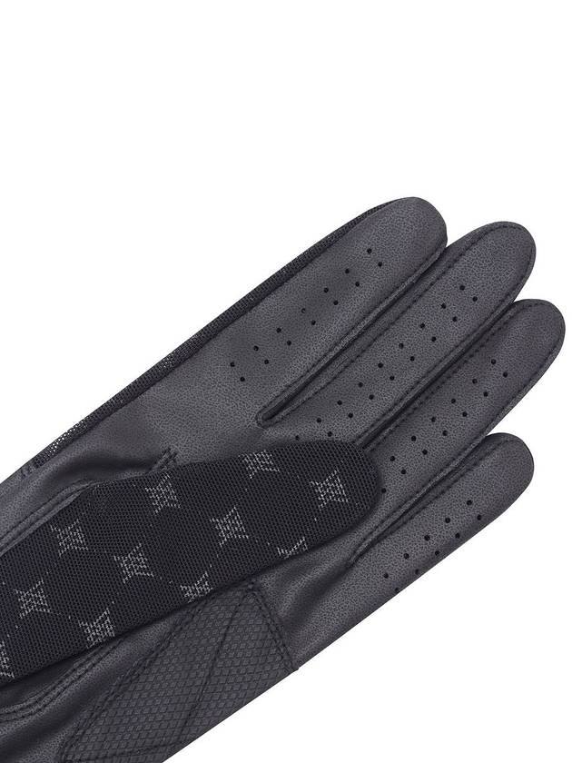 W MONOGRAM SEETHROUGH GLOVE PAIR BK - ANEWGOLF - BALAAN 7