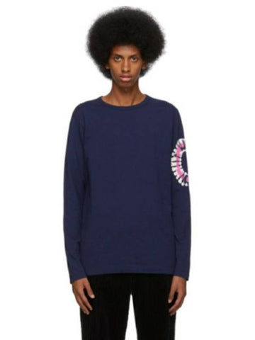 Men's HARVARD long sleeve tshirt navy 8600 - DRIES VAN NOTEN - BALAAN 1