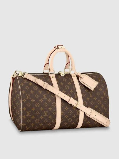 Keepall Bandouliere Monogram Duffel Bag Brown - LOUIS VUITTON - BALAAN 2