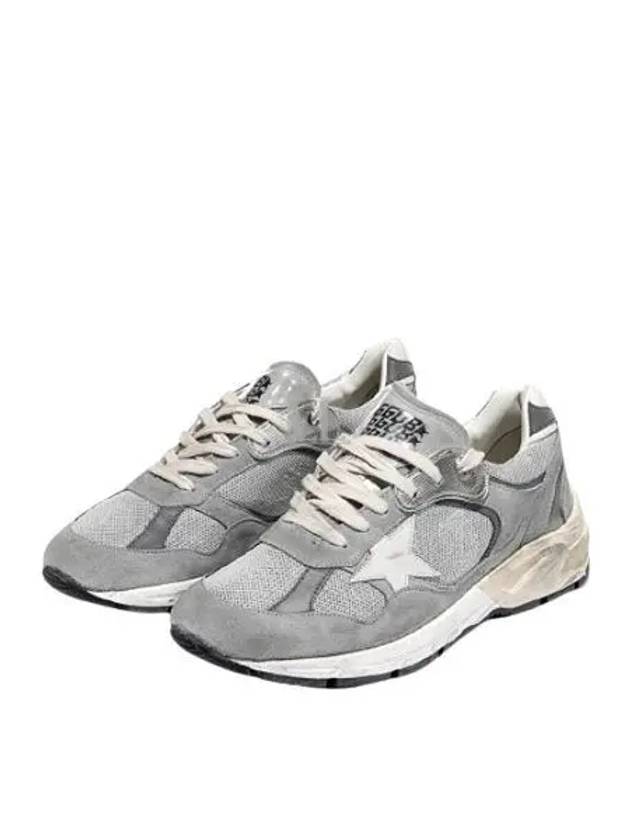 Dad-Star Low Top Sneakers Grey Silver White - GOLDEN GOOSE - BALAAN 2