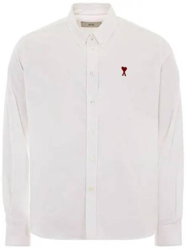 De Coeur Long Sleeve Shirt Ivory - AMI - BALAAN 2