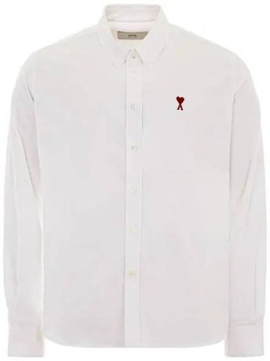 De Coeur Long Sleeve Shirt Ivory - AMI - BALAAN 2