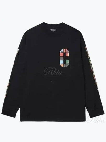 Machine 89 Long Sleeve T-Shirt Black - CARHARTT WIP - BALAAN 2