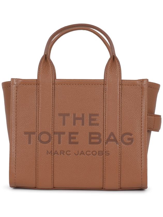 Small Leather Tote Bag Brown - MARC JACOBS - BALAAN 2