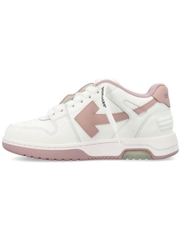 Out Of Office Low Top Sneakers White Pink - OFF WHITE - BALAAN 4