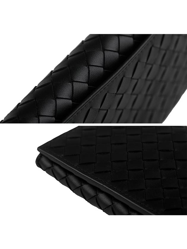 Intrecciato Continental Long Wallet Black - BOTTEGA VENETA - BALAAN 5