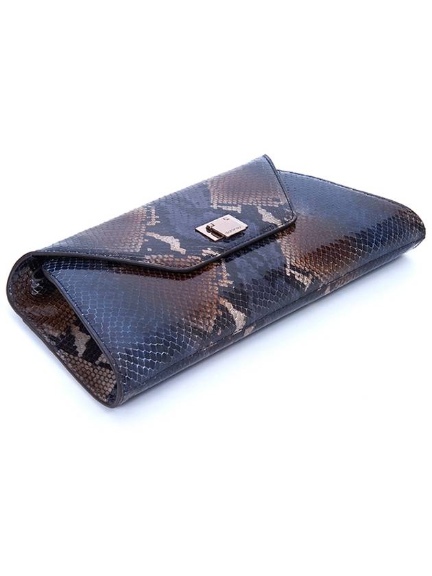 Rendezvous Clutch Bag Persian Indigo - DONIRAY - BALAAN 4