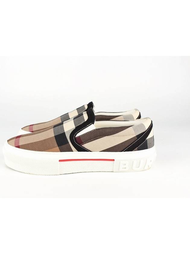 Checked cotton slip on sneakers 41 260 - BURBERRY - BALAAN 4