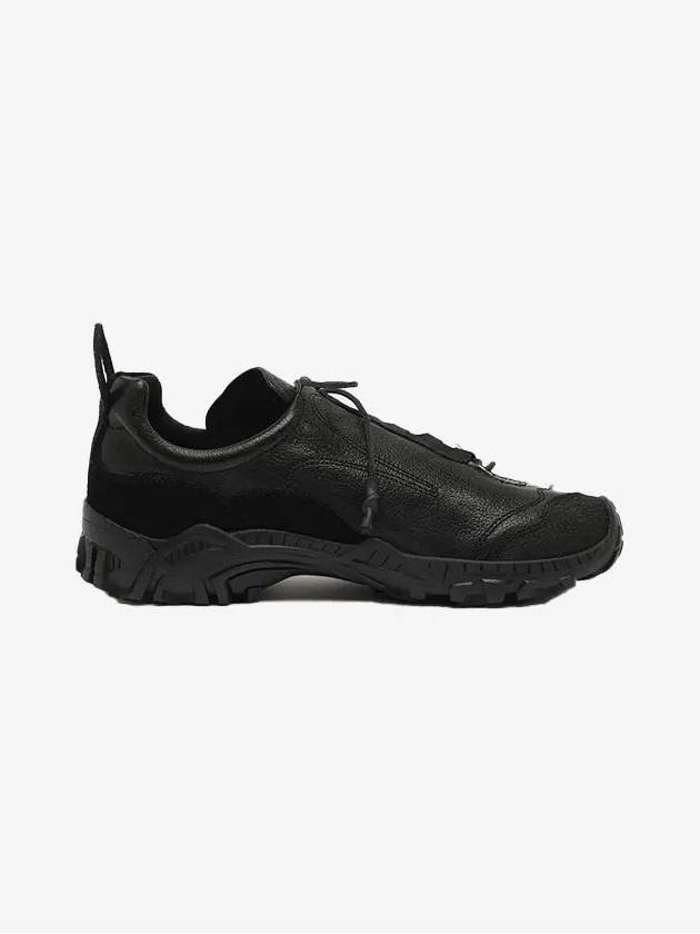 Gabe Stealth Leather Low Top Sneakers Black - OUR LEGACY - BALAAN 2