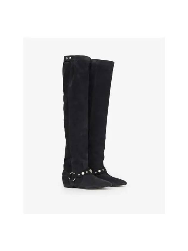 SELIZE Suede Thigh High Boots 24ACD0013FA B3A19S 02FK - ISABEL MARANT - BALAAN 2