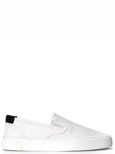 Venice Black Tab Slip-On Optic White - SAINT LAURENT - BALAAN 2