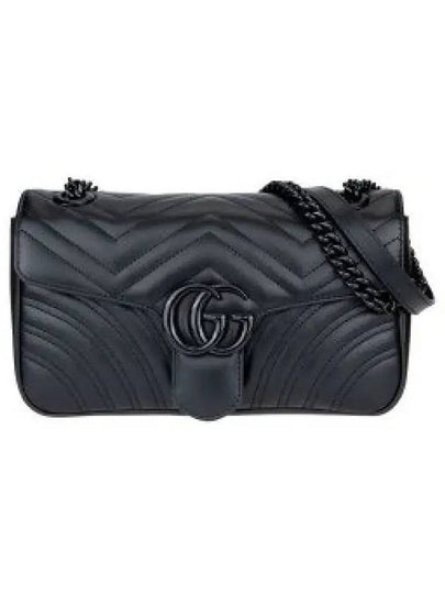 GG Marmont Mini Shoulder Bag Black - GUCCI - BALAAN 2