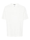 Tacting Piquet Logo Short Sleeve T-Shirt White - CP COMPANY - BALAAN 2