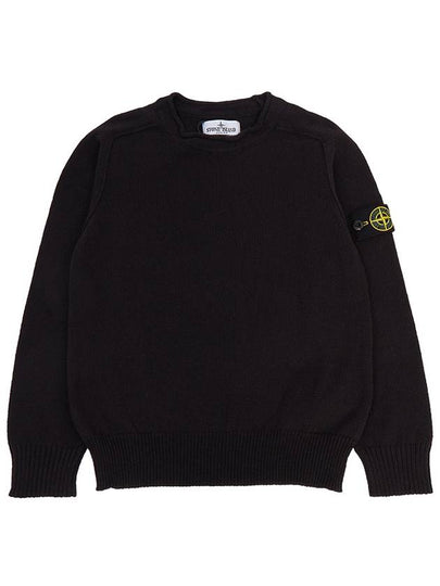 Kids Crewneck Knit Top Navy - STONE ISLAND - BALAAN 2