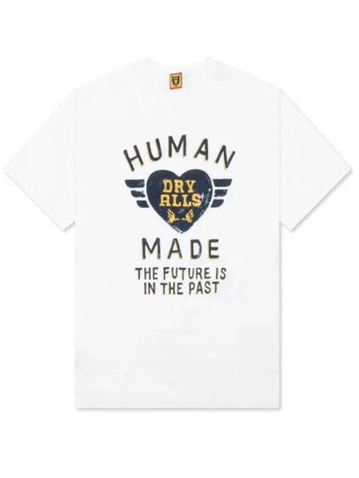 Graphic Print Short Sleeve T-Shirt White - HUMAN MADE - BALAAN 2