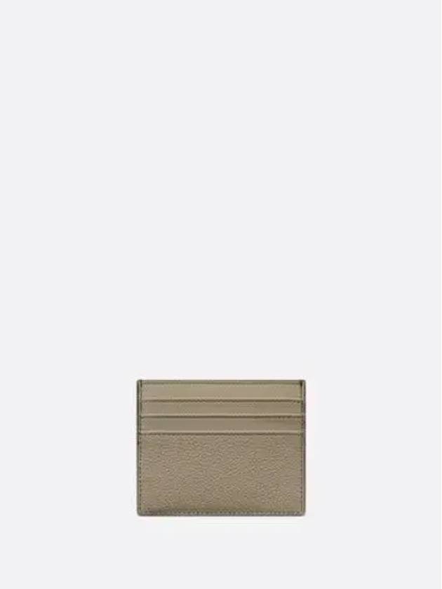 CD Icon Grained Calfskin Card Wallet Beige - DIOR - BALAAN 4