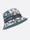 D Bobby Toile De Jouy Mexico Small Bucket Hat White - DIOR - BALAAN 3