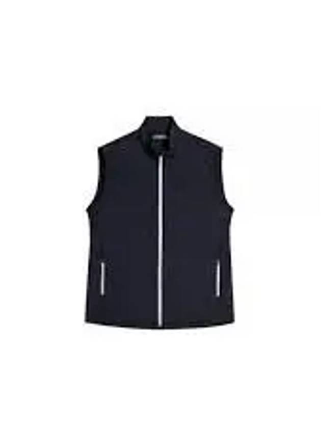 Men's Ash Light Packable Vest Navy - J.LINDEBERG - BALAAN 2