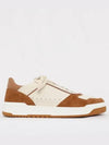 Basket Leather Low Top Sneakers Brown White - BRUNELLO CUCINELLI - BALAAN 2