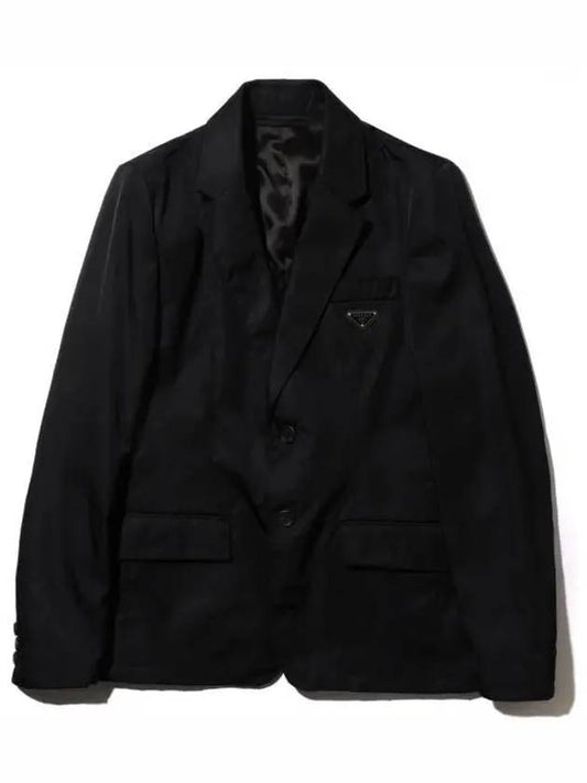 Re-Nylon Single Jacket Black - PRADA - BALAAN 2