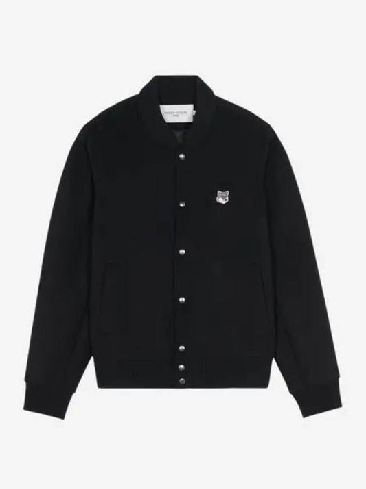 Classic Teddy Wool Jacket Black - MAISON KITSUNE - BALAAN 2