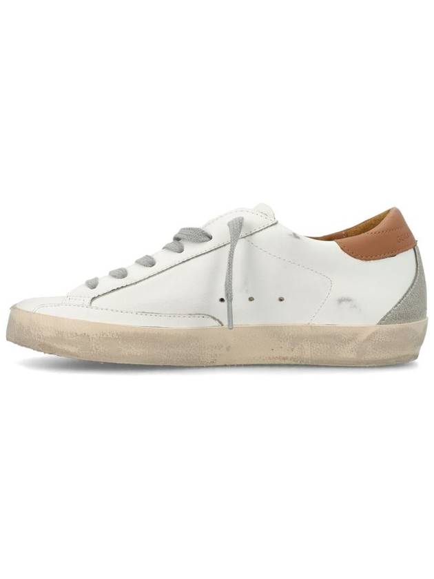 Brown Tab Superstar Classic Low Top Sneakers White - GOLDEN GOOSE - BALAAN 4