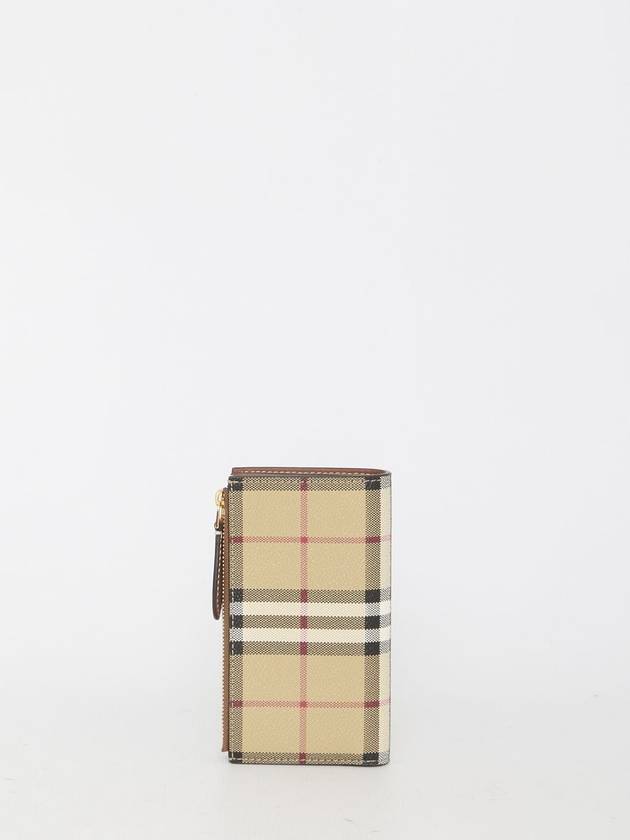 Check Bifold Wallet Beige - BURBERRY - BALAAN 3