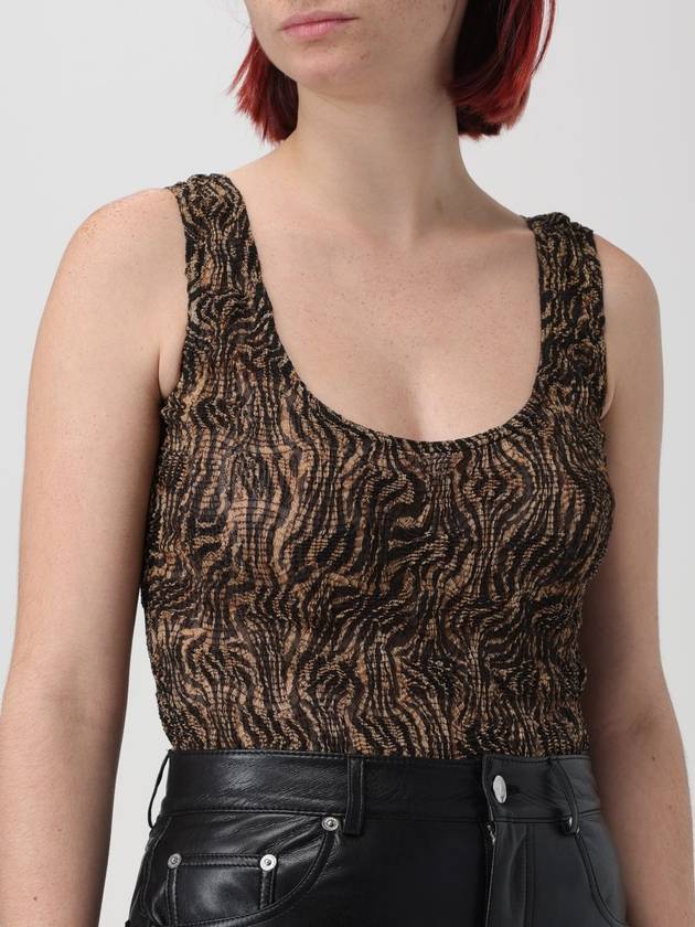 Top Alixe Nanushka in chiffon animalier - NANUSHKA - BALAAN 4