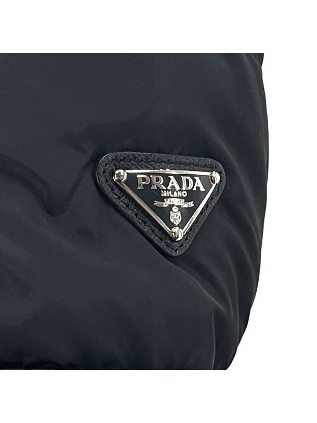 Triangular logo women s rider short padded jumper - PRADA - BALAAN 7