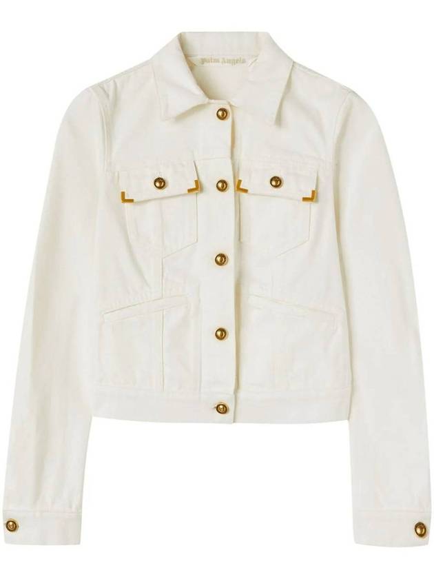 Jacket PWYE037R24DEN0010303 WHITE - PALM ANGELS - BALAAN 2