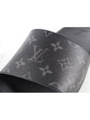 LV Monogram Eclipse Slippers Black 9 280 - LOUIS VUITTON - BALAAN 6