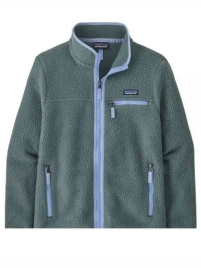 Women's Retro Pile Fleece Zip-up Jacket Nouveau Green - PATAGONIA - BALAAN 2