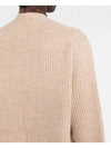 Stitch Alpaca Wool Knit Oversized Fit Cardigan Beige - MAISON MARGIELA - BALAAN 5