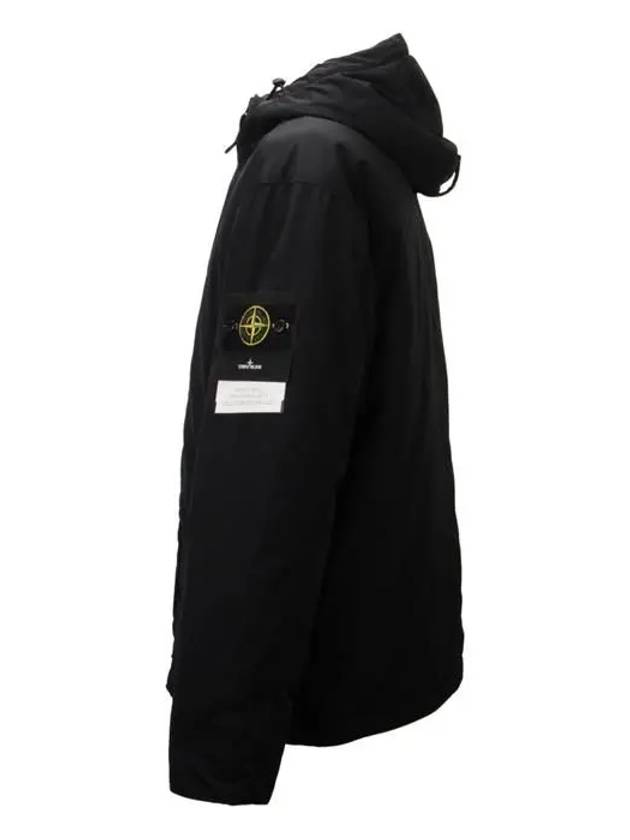 Techno Fabric Hooded Jacket Black - STONE ISLAND - BALAAN 3