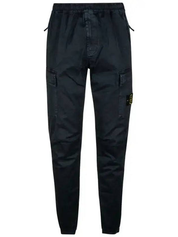 Old Dye Treatment Cargo Pants Navy - STONE ISLAND - BALAAN 1