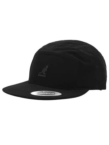 K5327 BLACK soft touch 5 panel ball cap - KANGOL - BALAAN 1