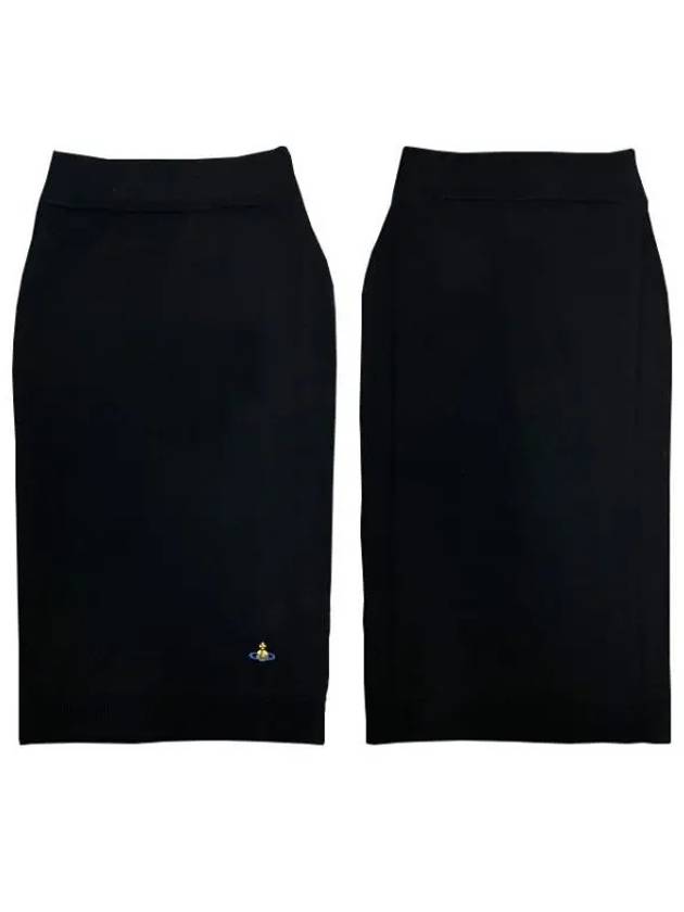 Women's Bea Wool Knit Pencil Skirt Black - VIVIENNE WESTWOOD - BALAAN 2