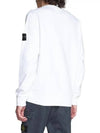 Wappen Patch Crew Neck Sweatshirt White - STONE ISLAND - BALAAN 6