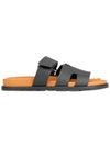 Chypre Calfskin Sandals Black - HERMES - BALAAN 6