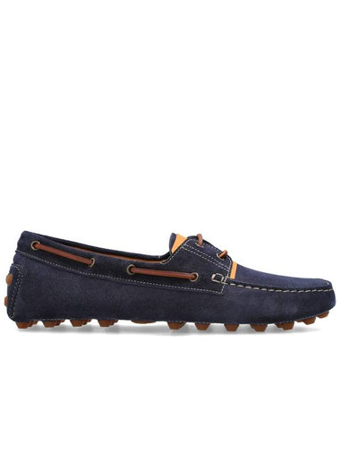 Tod’s Suede Loafers, Men's, Navy Blue - TOD'S - BALAAN 1