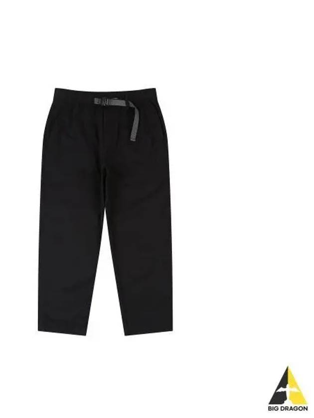 Cotton Wide Pants 4536 Black - KANGOL - BALAAN 1