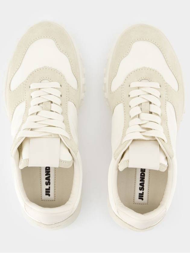 Sneakers - Jil Sander - Leather - White - JIL SANDER - BALAAN 4