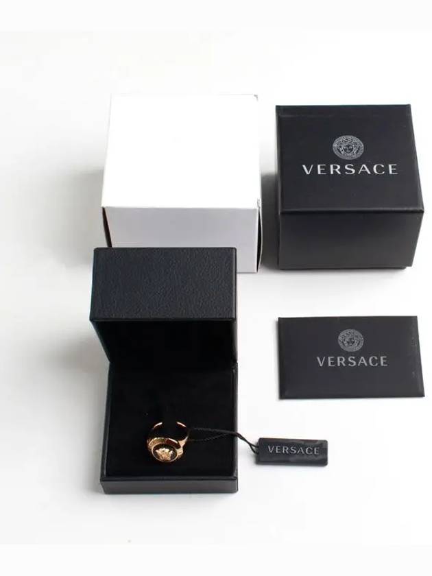 Men's Medusa Logo Ring Gold - VERSACE - BALAAN 6