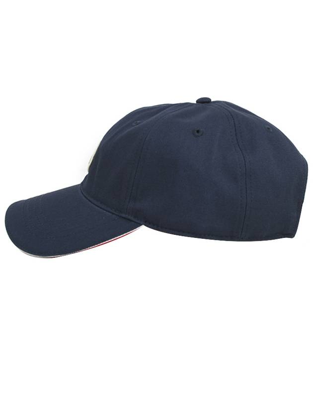 Logo Patch Ball Cap Night Blue - MONCLER - BALAAN 6