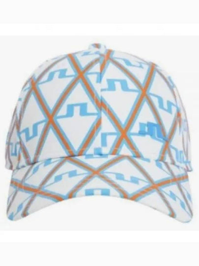 Men's Golf Jim Print Ball Cap White - J.LINDEBERG - BALAAN 2