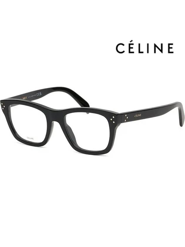 Glasses Frame CL50079I 001 Square Acetate Men Women - CELINE - BALAAN 2