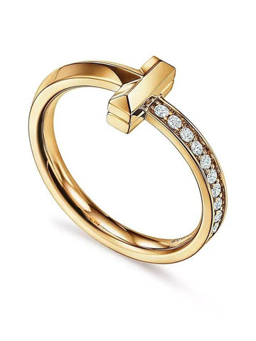 Tiffany T T1 diamond ring yellow gold 67795113 - TIFFANY & CO. - BALAAN 1