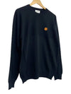 Tiger Wappen Patch Sweatshirt Black - KENZO - BALAAN 3