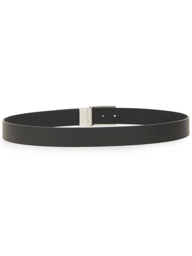 Zegna Reversible Belt With Monogram "Z" Buckle - ERMENEGILDO ZEGNA - BALAAN 3